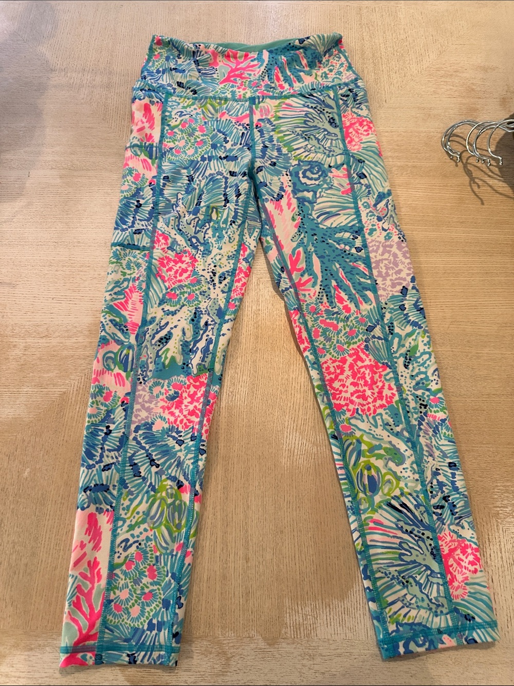 Lilly Pulitzer Weekender High Rise Midi Legging in Sink or Swim